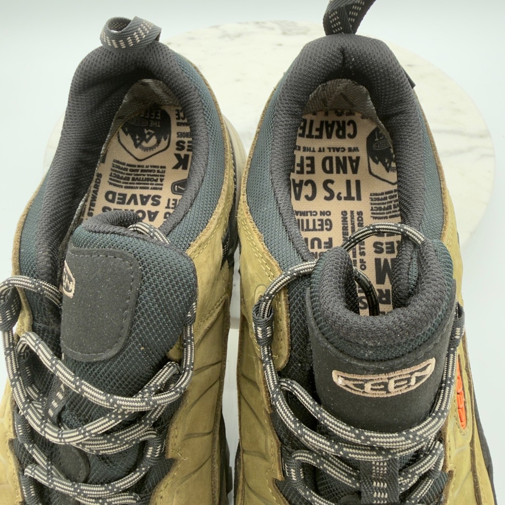 KEEN Circadia Waterproof Hiking Shoes Mens 13 Brown Black Leather Trail Outdoor - Picture 12 of 12